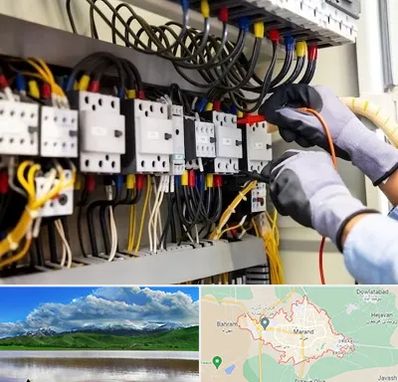 رفع اتصالی برق در مرند