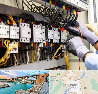 رفع اتصالی برق در دزفول