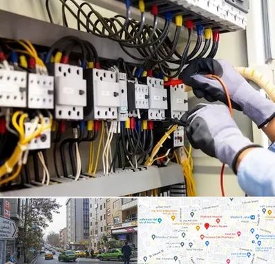 رفع اتصالی برق در فاطمی