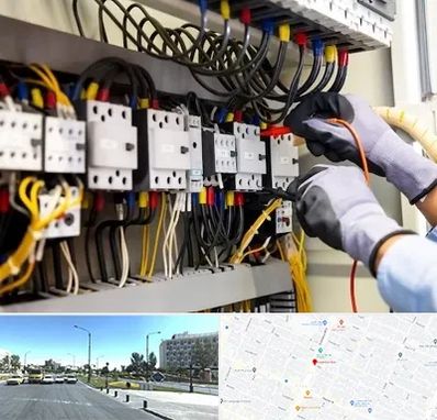 رفع اتصالی برق در بلوار کلاهدوز مشهد