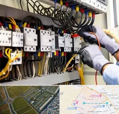 رفع اتصالی برق در الهیه مشهد