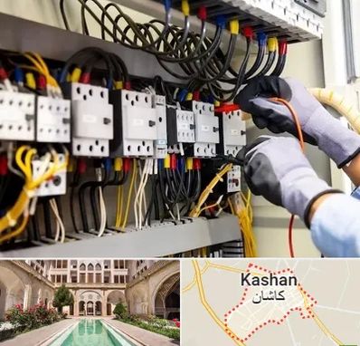 رفع اتصالی برق در کاشان