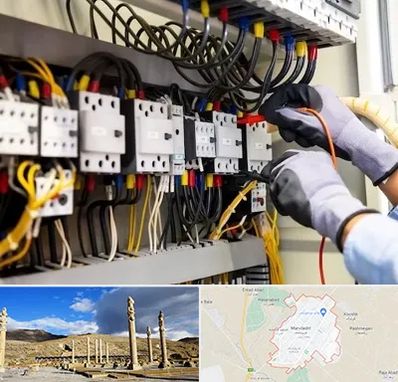 رفع اتصالی برق در مرودشت