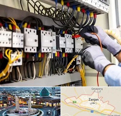 رفع اتصالی برق در زنجان