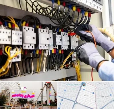 رفع اتصالی برق در پادادشهر اهواز