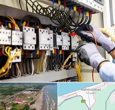 رفع اتصالی برق در محمودآباد