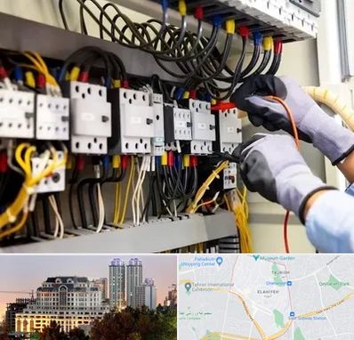 رفع اتصالی برق در فرشته