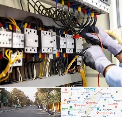 رفع اتصالی برق در شریعتی