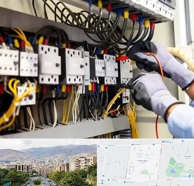 رفع اتصالی برق در خانی آباد