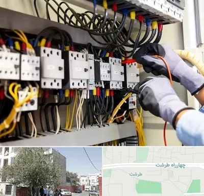 رفع اتصالی برق در طرشت