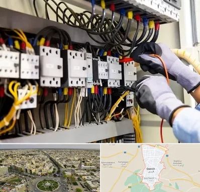 رفع اتصالی برق در قزوین