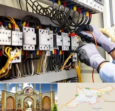 رفع اتصالی برق در سمنان