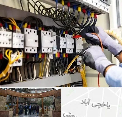رفع اتصالی برق در یاخچی آباد