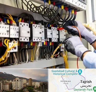 رفع اتصالی برق در زعفرانیه