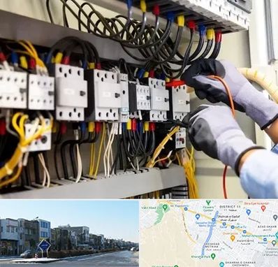 رفع اتصالی برق در شریعتی مشهد