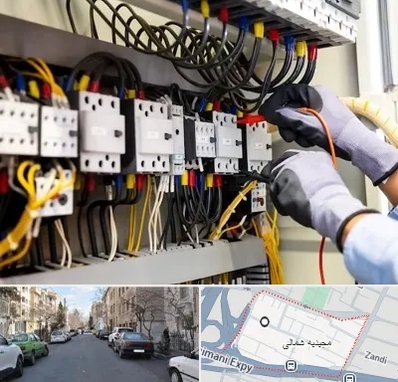 رفع اتصالی برق در مجیدیه شمالی