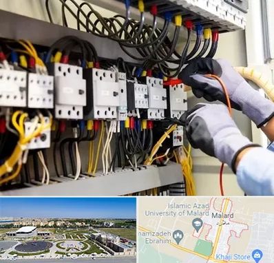 رفع اتصالی برق در ملارد