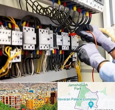 رفع اتصالی برق در نیاوران