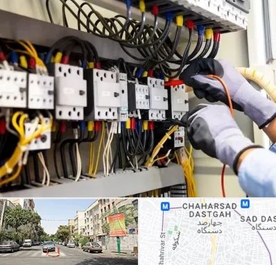 رفع اتصالی برق در چهارصد دستگاه