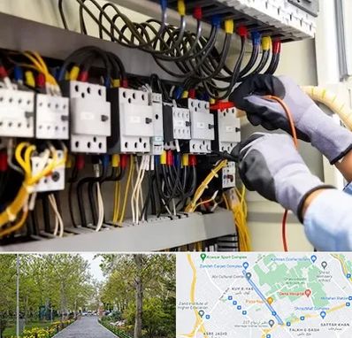 رفع اتصالی برق در قدوسی غربی شیراز