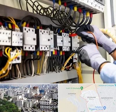 رفع اتصالی برق در ولنجک