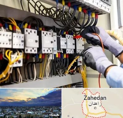 رفع اتصالی برق در زاهدان