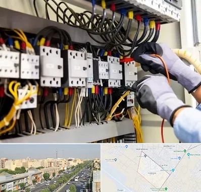 رفع اتصالی برق در کیانمهر کرج