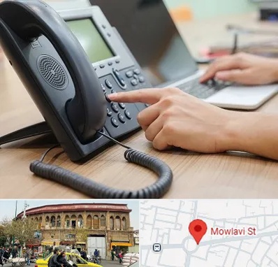 نصاب تلفن سانترال در مولوی