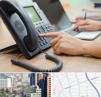 نصاب تلفن سانترال در خیابان بهشتی