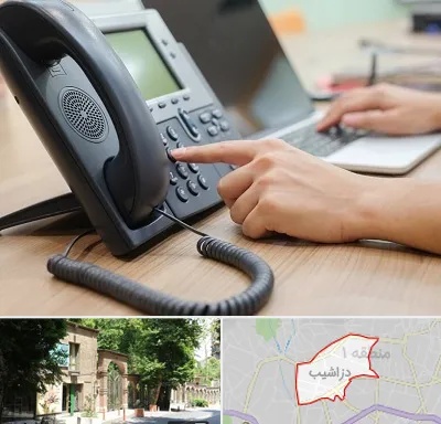 نصاب تلفن سانترال در دزاشیب