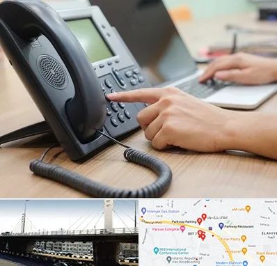 نصاب تلفن سانترال در پارک وی