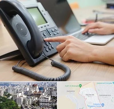 نصاب تلفن سانترال در ولنجک
