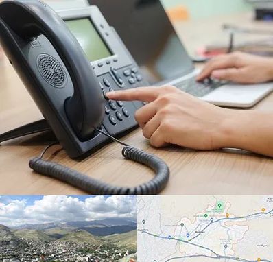 نصاب تلفن سانترال در رودهن