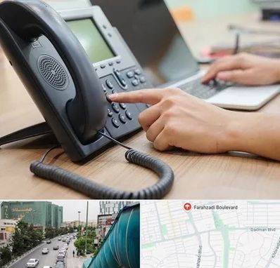 نصاب تلفن سانترال در بلوار فرحزادی
