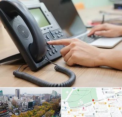 نصاب تلفن سانترال در بلوار کشاورز