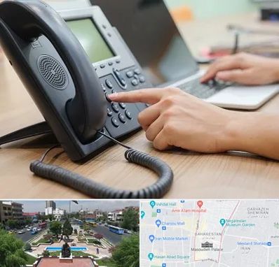 نصاب تلفن سانترال در بهارستان