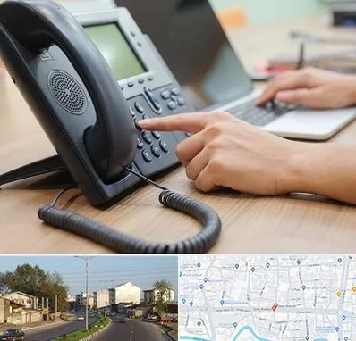 نصاب تلفن سانترال در ضیابری رشت
