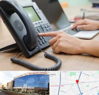 نصاب تلفن سانترال در نصف راه تبریز