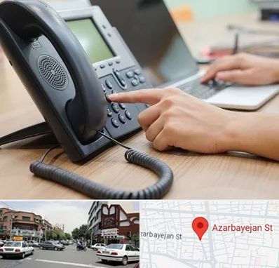 نصاب تلفن سانترال در خیابان آذربایجان