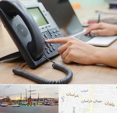 نصاب تلفن سانترال در میدان خراسان