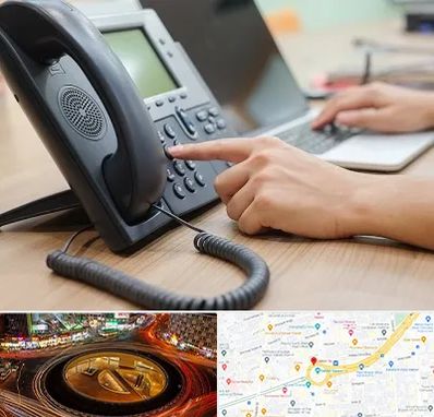نصاب تلفن سانترال در میدان ولیعصر
