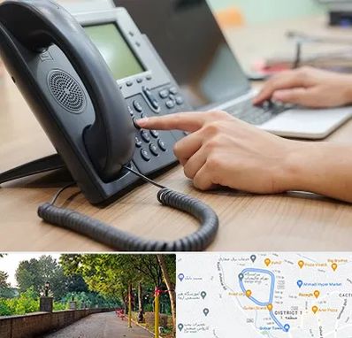 نصاب تلفن سانترال در فلکه گاز رشت