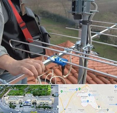 نصاب آنتن تلویزیون در نسیم شهر