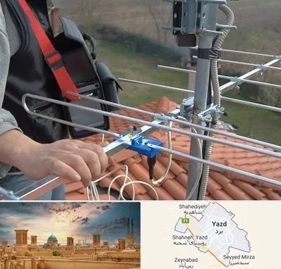 نصاب آنتن تلویزیون در یزد