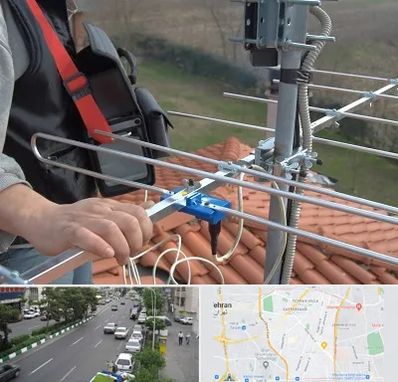 نصاب آنتن تلویزیون در ستارخان