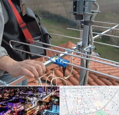 نصاب آنتن تلویزیون در منظریه رشت