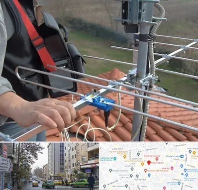 نصاب آنتن تلویزیون در فاطمی