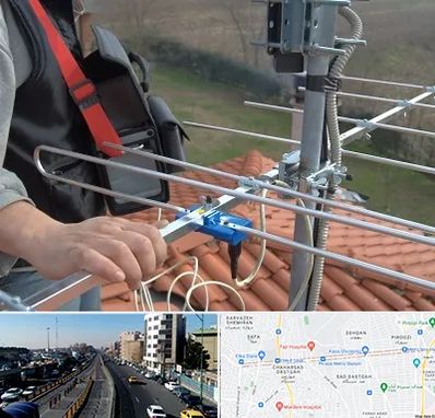 نصاب آنتن تلویزیون در پیروزی