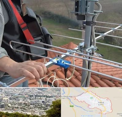 نصاب آنتن تلویزیون در یاسوج