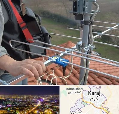 نصاب آنتن تلویزیون در کرج